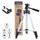 Штатив для телефону та фотоапарата Tripod 3110 PRO портативний трипод 0,35-1.02м висота. Колір: срібний(ws16178-1)(WB) - изображение 3