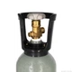 Балон CO2 з плоским дном Aqua Nova , метал, 8л. (NCO2-8L-GRAY) - изображение 3