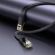 Кабель Hoco General pure copper flat network cable US07 (10M, 1Gbps) black - зображення 6