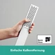 Душова лійка-трубка HANSGROHE Pulsify E EcoSmart 25мм пластик біла 24320700 - зображення 4
