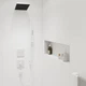 Душова лійка-трубка HANSGROHE Pulsify E EcoSmart 25мм пластик біла 24320700 - зображення 6