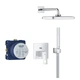 Душова система прихованого монтажу GROHE Eurocube із верхнім душем латунь хром 25289000 - зображення 3