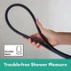 Шланг для душа HANSGROHE Designflex 1600мм силиконовый черный 28260670 - изображение 3