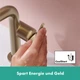 Cмеситель для умывальника однорычажный HANSGROHE Tecturis S EcoSmart+ бронзовый латунь с донным клапаном 73340140 - изображение 4