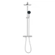 Душевая система с термостатом GROHE QuickFix Vitalio Start 26677001 с верхним душем латунь хром CV033239 - изображение 4