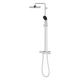 Душевая система с термостатом GROHE QuickFix Vitalio Start 26677001 с верхним душем латунь хром CV033239 - изображение 5