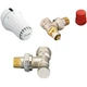 Термокомплект для радиатора DANFOSS RAE+RA-N+RLV-S угловой 1/2" с преднастройкой с боковым подключением 013G5173 - изображение 1