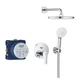 Душевая система скрытого монтажа GROHE Eurosmart с верхним душем латунь хром 25288000 - изображение 3
