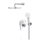 Душевая система скрытого монтажа GROHE Eurosmart с верхним душем латунь хром 25288000 - изображение 4