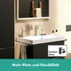 Cмеситель для умывальника однорычажный HANSGROHE Tecturis E CoolStart EcoSmart+ хром латунь с донным клапаном 73040000 - изображение 6