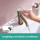 Cмеситель для умывальника однорычажный HANSGROHE Tecturis S EcoSmart+ бронзовый латунь с донным клапаном 73310140 - изображение 4