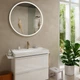 Cмеситель для умывальника однорычажный HANSGROHE Tecturis S EcoSmart+ бронзовый латунь с донным клапаном 73310140 - изображение 6