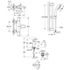 Набор смесителей для ванны GROHE Start черный латунь UA303304TM - изображение 2