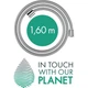 Шланг для душа HANSGROHE Designflex 1600мм силиконовый хром 28260000 - изображение 3