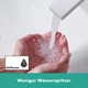 Cмеситель для умывальника однорычажный HANSGROHE Tecturis E CoolStart EcoSmart+ белый латунь с донным клапаном 73040700 - изображение 4