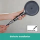 Шланг для душа HANSGROHE Designflex 1250мм силиконовый черный 28220340 - изображение 3