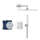 Душова система прихованого монтажу GROHE Grohtherm із верхнім душем латунь хром 34868000 - зображення 3