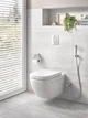 Унітаз підвісний безобідковий білий GROHE Euro Ceramic без сидіння 3932800H - зображення 5