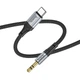 Кабель HOCO fresh digital audio conversion Cable Type - C UPA26 |1m, DAC| чорний - зображення 3