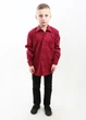 Рубашка для хлопчика MTP 116 см Бордовий (PVM-2827-Burgundy) - зображення 1