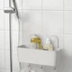 Контейнер для мыла IKEA RÅNEN, Крючок, в душ, белый, 26x21 см, 505.329.49 - изображение 2