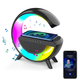 Настольная смарт лампа ночник BT-2301 RGB Rainbow Light-Wireless с Bluetooth колонкой беспроводная зарядка black - изображение 4