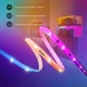 Світлодіодна стрічка Govee RGBIC Basic Wi-Fi + Bluetooth LED Strip Light With Protective Coating 10м Білий (H619C3D1) - зображення 6