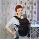 Слінг-рюкзак MANDUCA First BlackLine Radical Red - зображення 3