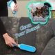 Ручная щетка для удаления шерсти животных собак котов с одежды, Голубая - изображение 10