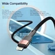 Кабель зарядный Essager USB - Lightning Star 6A 2 м Black (EXCL-XCA01) - изображение 7