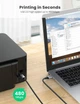 Кабель UGREEN US369 USB 2.0 to USB type B USB Printer Cable для принтеров, сканеров, МФУ 2 м Black (80803) - изображение 3