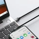 Кабель зарядный Lightning Baseus Type-C to Lightning MVP угловой 20W 1 м Black (CAVP000201) - изображение 9