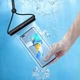 Универсальный водонепроницаемый чехол Baseus для телефона макс 7,2 " для бассейна IPX8 Black (FMYT000001) - изображение 7