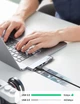USB-концентратор UGREEN USB C хаб для MacBook MicroSD, USB тип C, SDXC, USB 3.0 Silver (CM251) - изображение 3