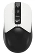 Миша бездротова A4Tech FB12 Panda USB Чорно-білий - зображення 1