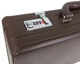 Кейс дипломат из эко кожи Portfolio S1645432 коричневый - изображение 6