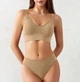 Комплект жіночий топ і трусики One size (S/M) беж 01073 - изображение 2