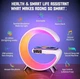 Светильник с беспроводной зарядкой 15W для телефона G11 колонка Bluetooth радио RGB-подсветка - изображение 3