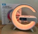 Светильник с беспроводной зарядкой 15W для телефона G11 колонка Bluetooth радио RGB-подсветка - изображение 4