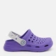 Детские кроксы-сабо для девочки Joybees Kids Active Clog Violet/Silver UKCLG.VLS. 25-26 Фиолетовые (810014180083) - изображение 1