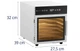 Сушилка для пищевых продуктов Royal Catering RCDA-500/15S 500 Вт 6 уровней - изображение 6