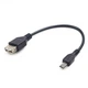 Переходник OTG USB 2.0 AF to Micro 5P 0.15m Cablexpert (A-OTG-AFBM-03) - изображение 1