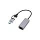 Адаптер USB-A/USB/C to 1Gbps Lan Cablexpert (A-USB3AC-LAN-01) - изображение 1