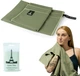 Полотенце микрофибра Love You Спортивное 80х180 см Олива (ly60106) - изображение 1