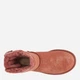 Женские угги низкие замшевые с мехом UGG 391388208 40 26 см Розовые (1159796217) - изображение 8