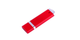 Флешка usb 2.0 RED 64 gb червона квадратна - зображення 1