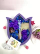 Подарок "Flower moment" для любимой, девушки, подруги, женщины, жены, на день святого Валентина, на 14 февраля, на праздник, день рождения (8-0584) - изображение 3