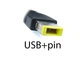 Блок живлення Lenovo 20V 3.25 A 65W (USB+pin) Прямокутний жовтий (ADLX65NLC3A) (62505) - зображення 2