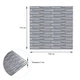 3D панель самоклеюча кладка Sticker Wall срібло 770х700х5 мм 034 (3DPanda-0217) - изображение 3