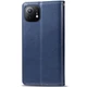 Шкіряний чохол книжка GATMEN PREMIUM Gallant (PU) для Xiaomi Mi 11 Blue - зображення 2